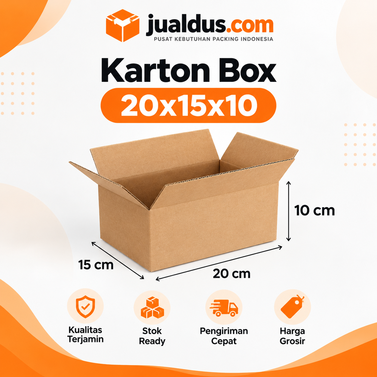 Kardus Kecil 20×15×10 cm