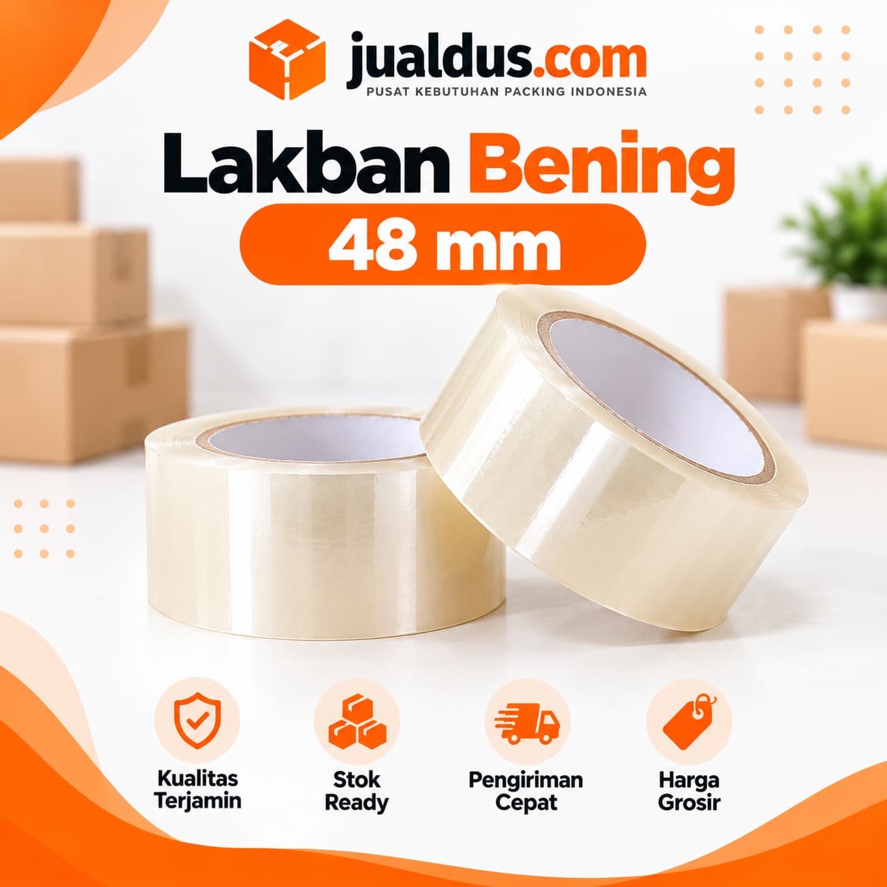 Lakban Bening 48 mm