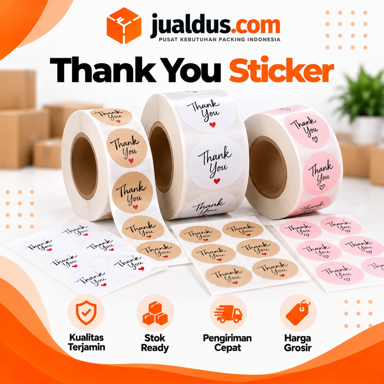 Thank You Sticker