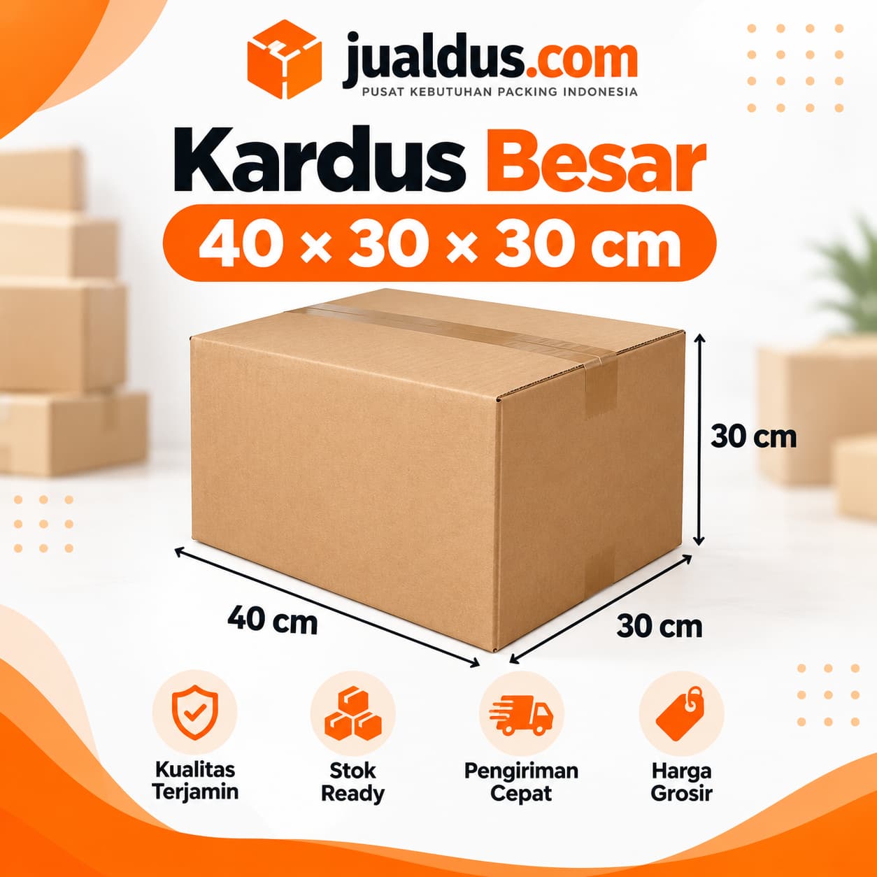 Kardus Besar 40×30×30 cm